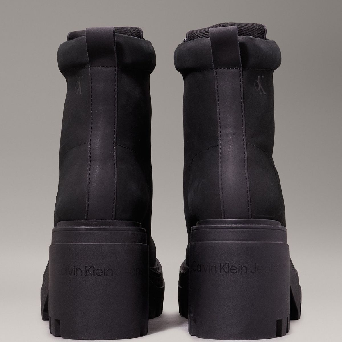 CALVIN KLEIN - Botas Chunky Heeled Negro Calvin Klein