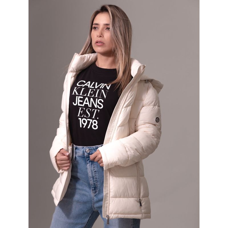 CALVIN KLEIN - Parka Sorona Fill Beige Calvin Klein
