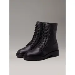 CALVIN KLEIN - Botas Flat Combat Negro