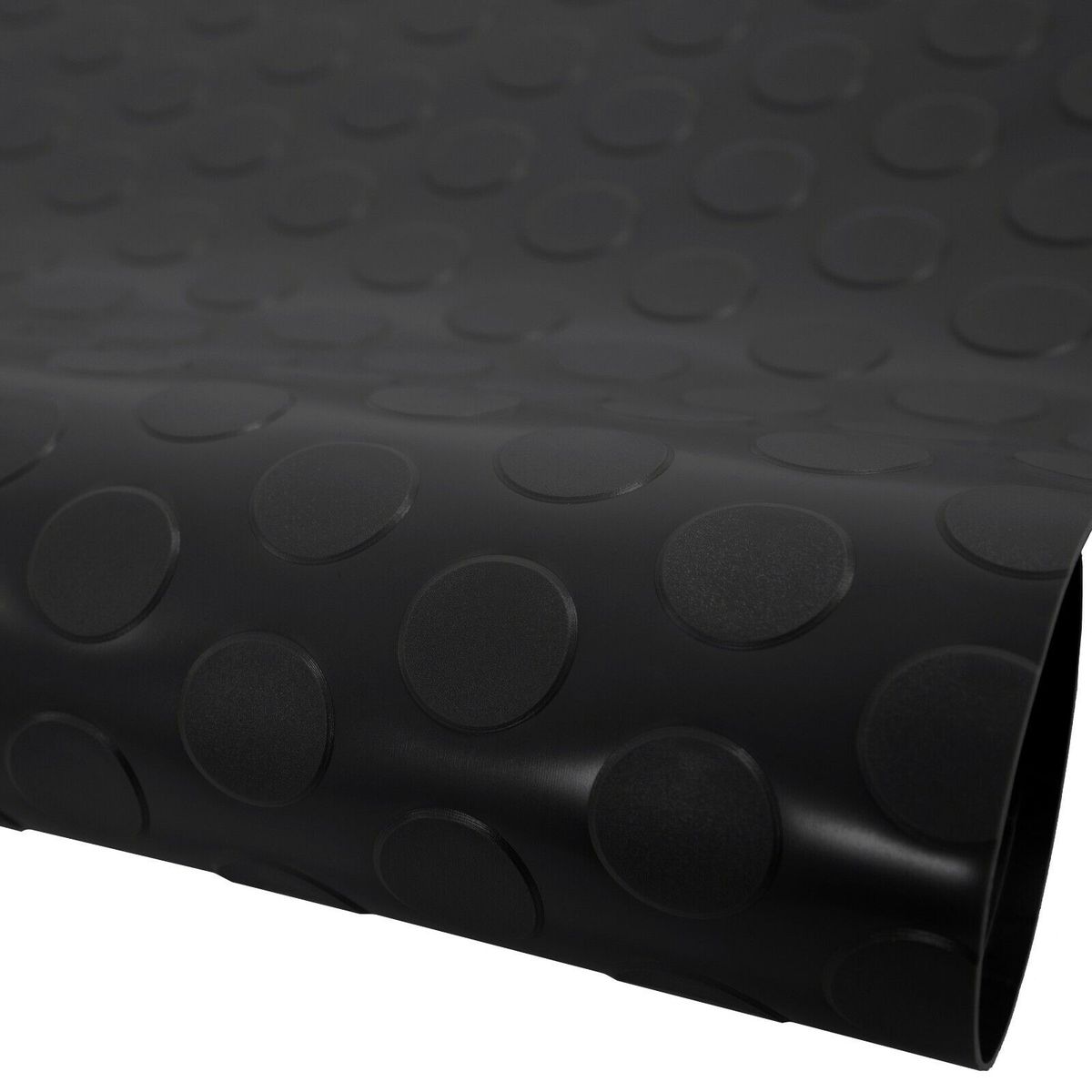 QRUBBER - Piso Goma Antideslizante Estoperol Negro 1.20x20mts QRubber