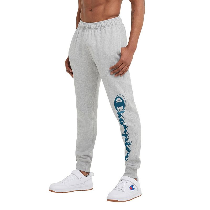 CHAMPION - Jogger Hombre Champion Gris Powerblend Graphic