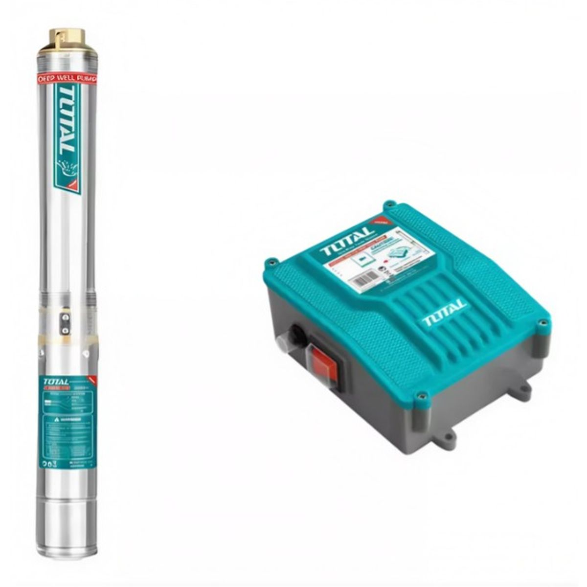 TOTAL - Bomba De Agua Para Pozo Profundo 550w 075hp Total Twp55501