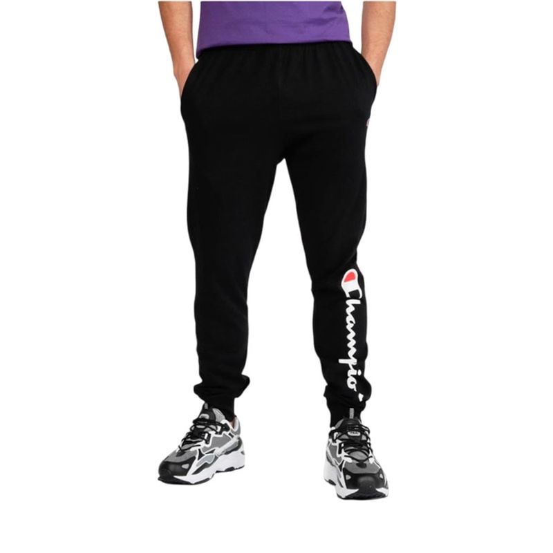 CHAMPION - Jogger Hombre Champion Negro Classic Graphic