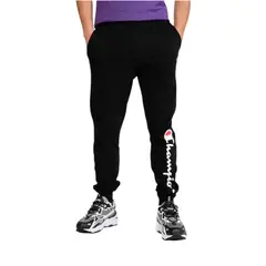 CHAMPION - Jogger Hombre Negro Classic Graphic