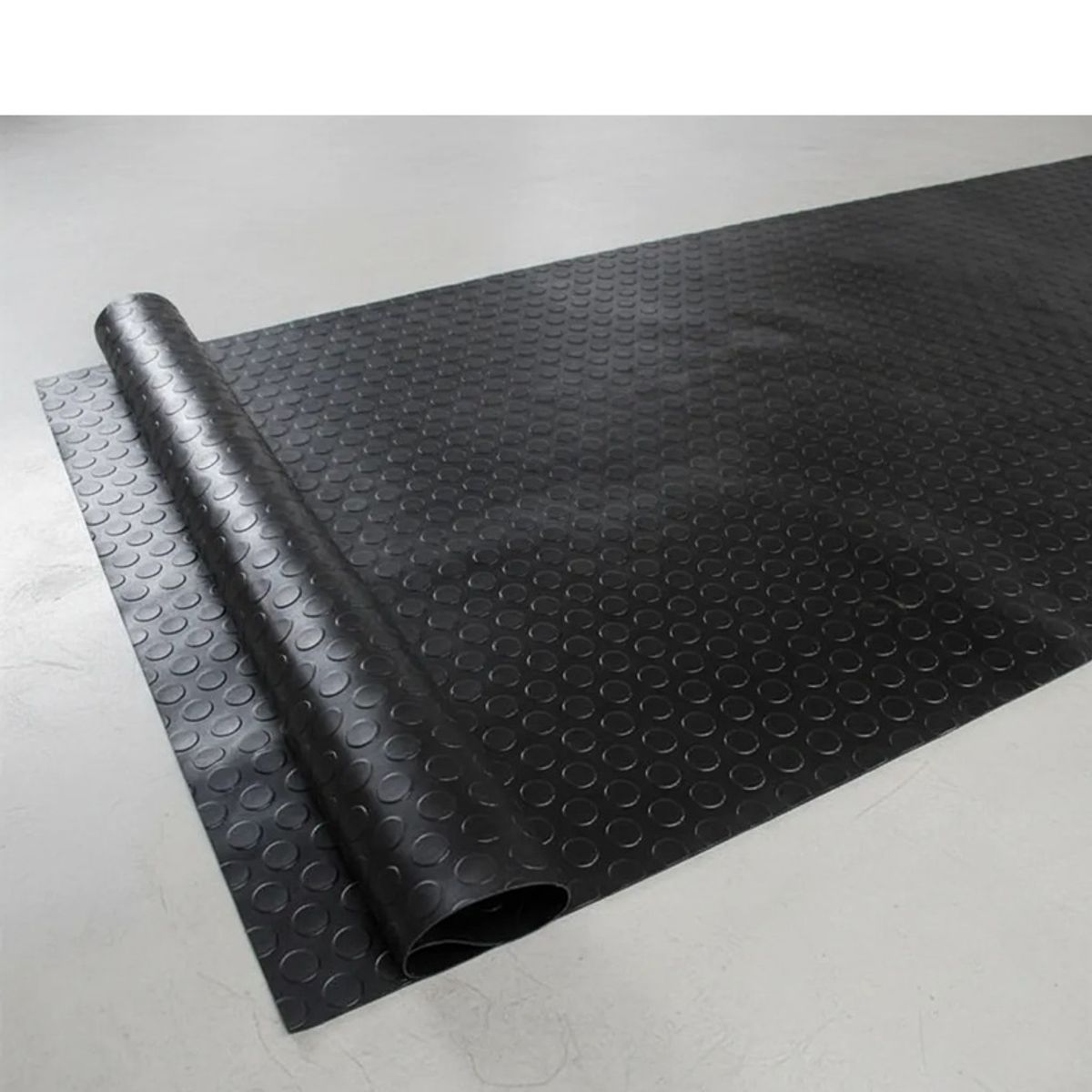 QRUBBER - Piso Goma Antideslizante Estoperol Negro 1.30x20mts QRubber