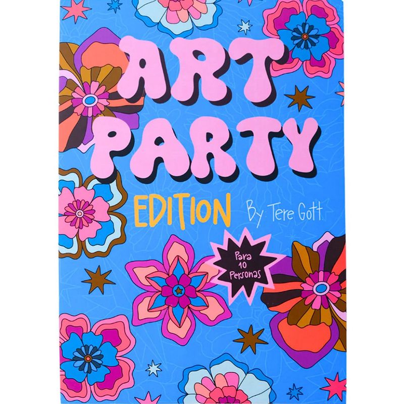 TERE GOTT - Libro para Colorear Art Party Girl Tere Gott