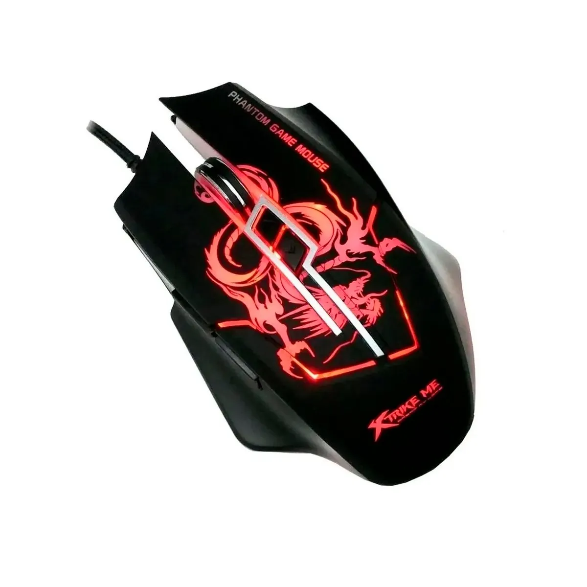 XTRIKE ME - Kit Mousepad + Mouse Gamer Xtrike-Me  con Iluminación Led Rgb