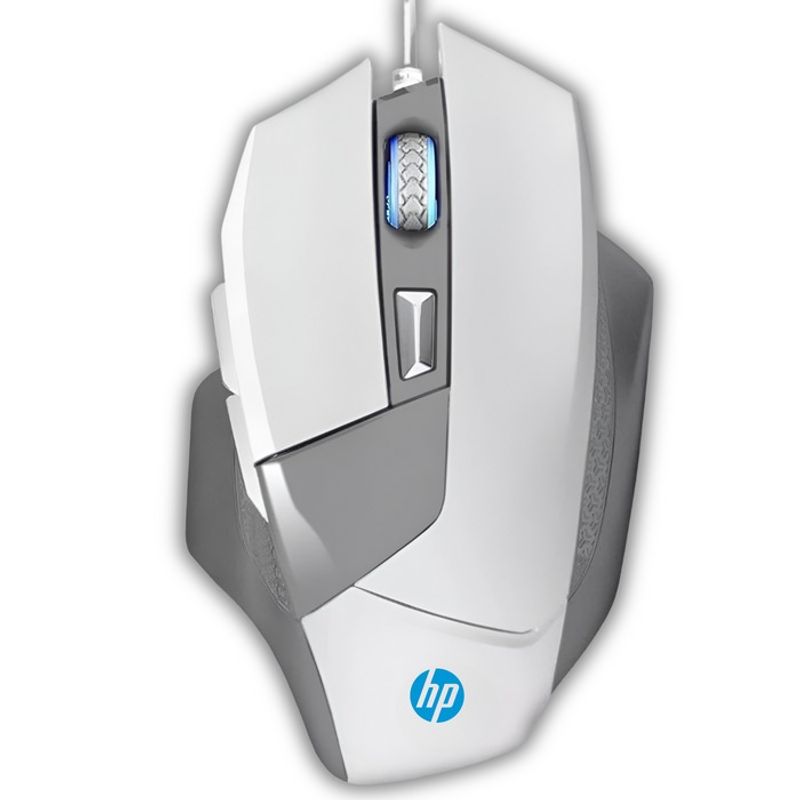 HP - Mouse Gamer HP G200 OMRON 4000 DPI Retroiluminado 6 Botones - Blanco