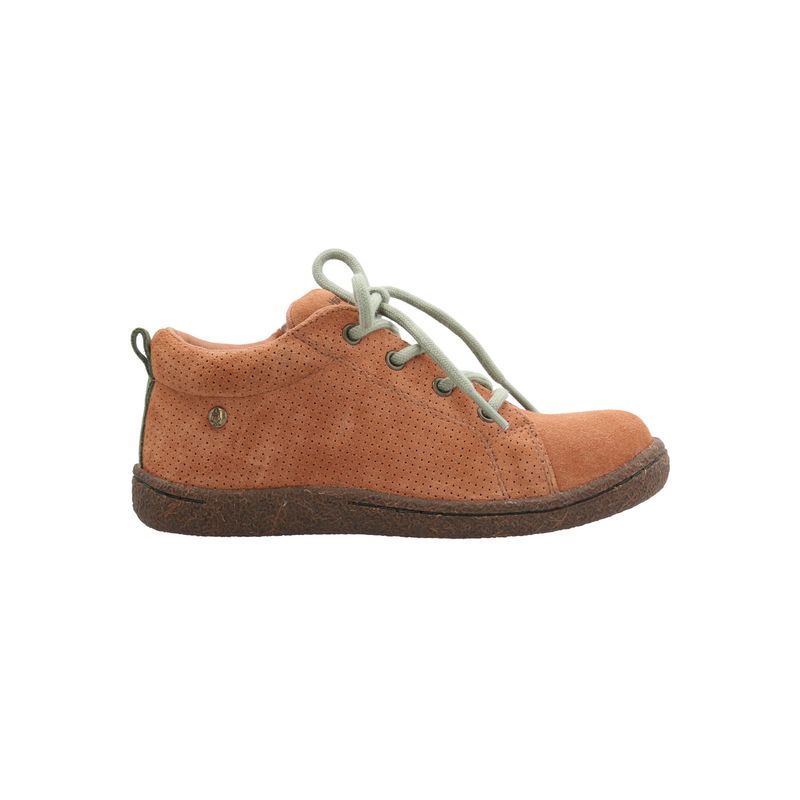 HUSH PUPPIES - Zapatilla Cuero Hervey Niño Café HUSH PUPPIES