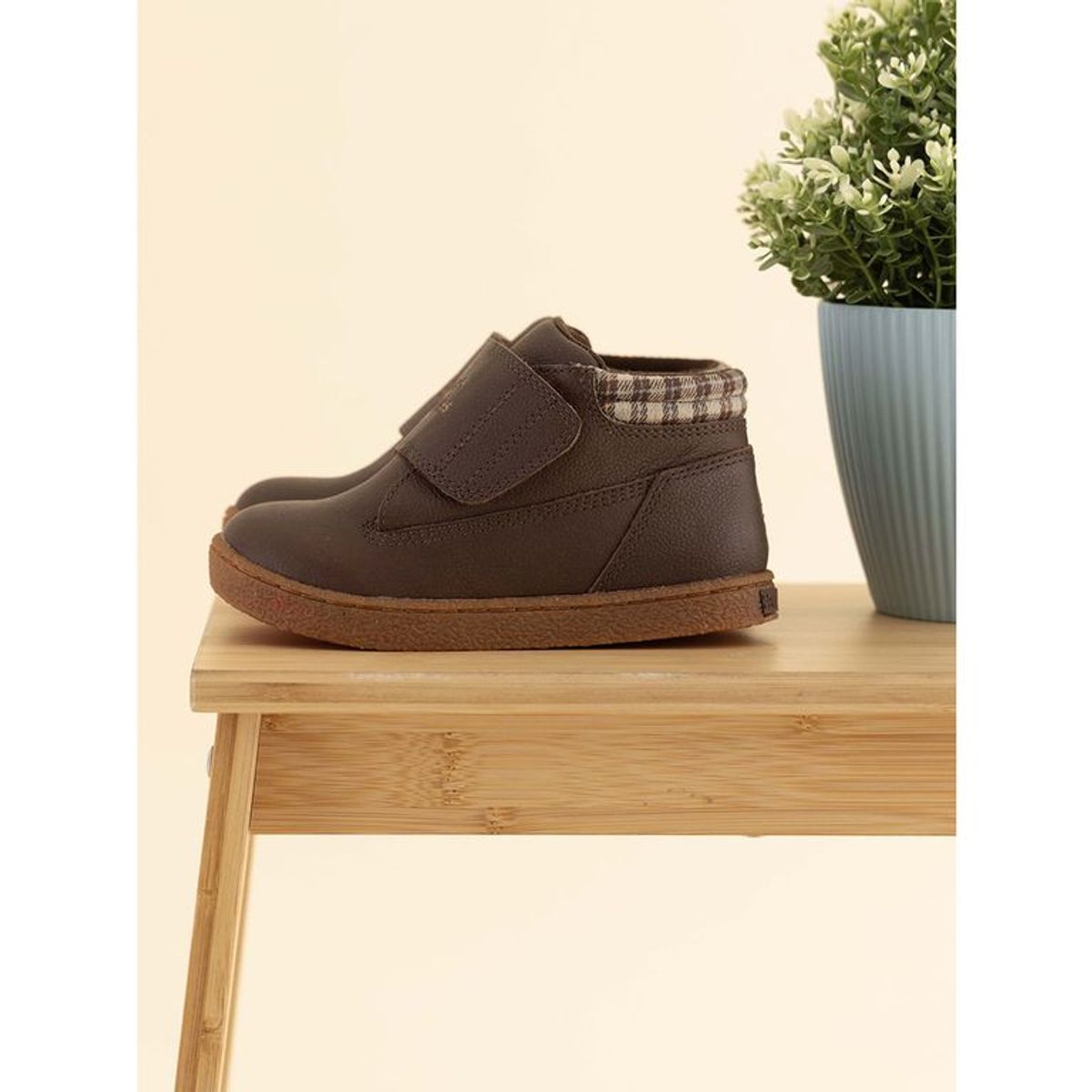 HUSH PUPPIES - Botin Cuero Brunos Vl Niño Café HUSH PUPPIES
