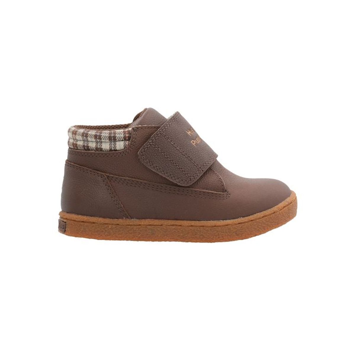 HUSH PUPPIES - Botin Cuero Brunos Vl Niño Café HUSH PUPPIES