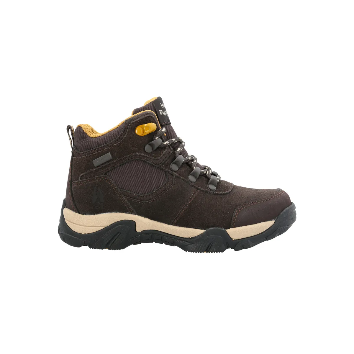 HUSH PUPPIES - Botin Cuero Tezard Niño Café HUSH PUPPIES