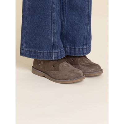 Imagen 2 del producto Botin Cuero Mandy Niña Café