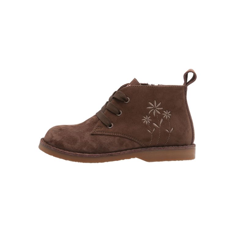 Botin Cuero Mandy Niña Café