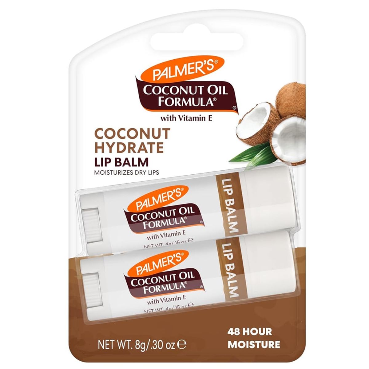 PALMERS - Duo Bálsamo Labial de Aceite de Coco 2x8 ml Palmers