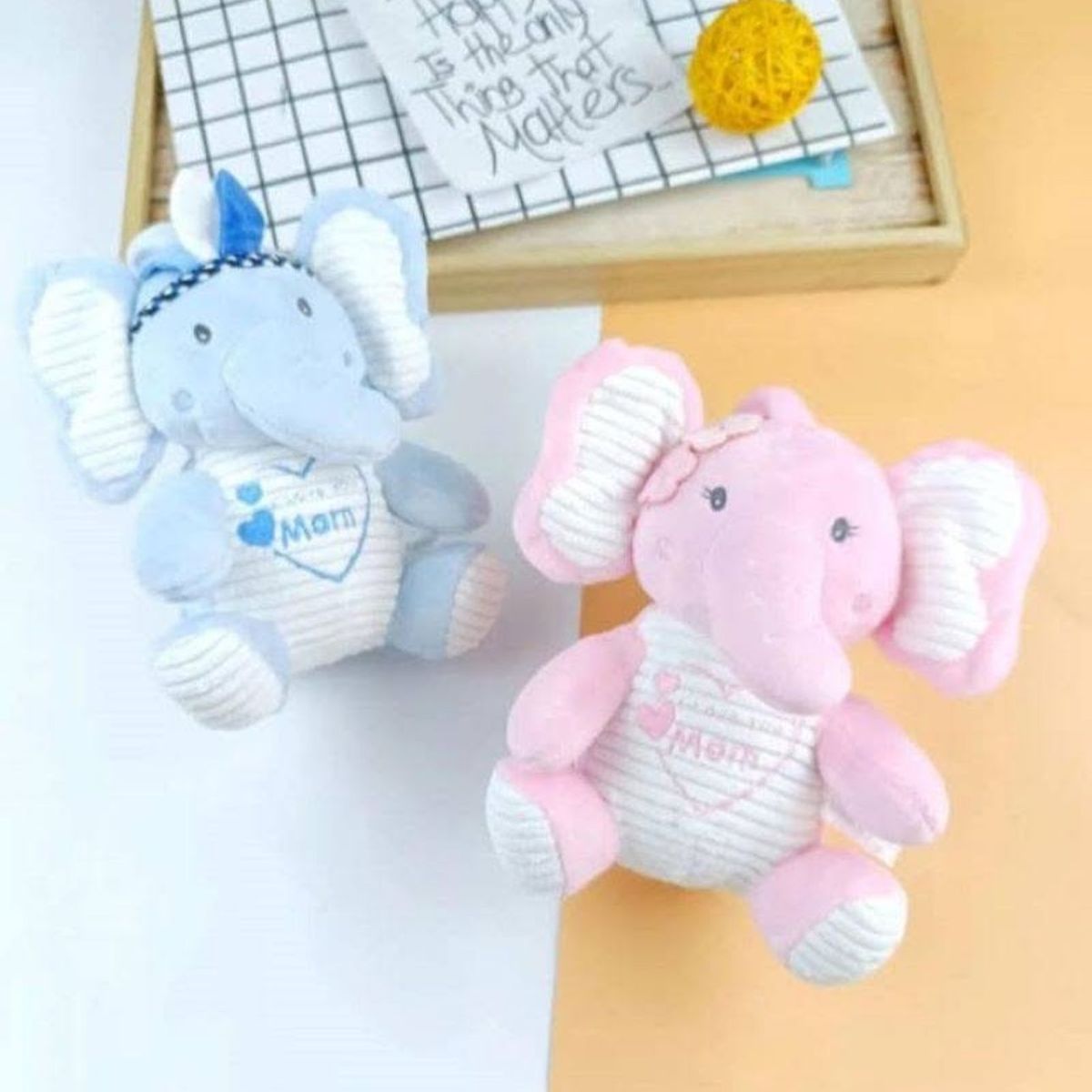 GENERICO - Sonajero Peluche Elefante Colgante Musical Para Bebe