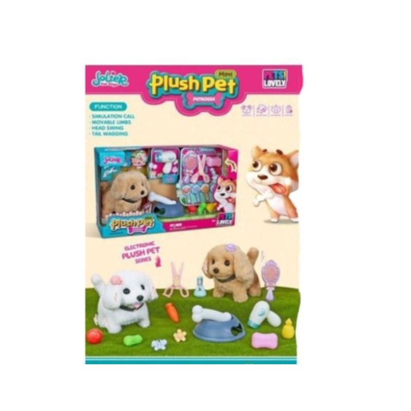 GENERICO - Set De Coleccionista MINI PLUSH PET PELUQUERIA