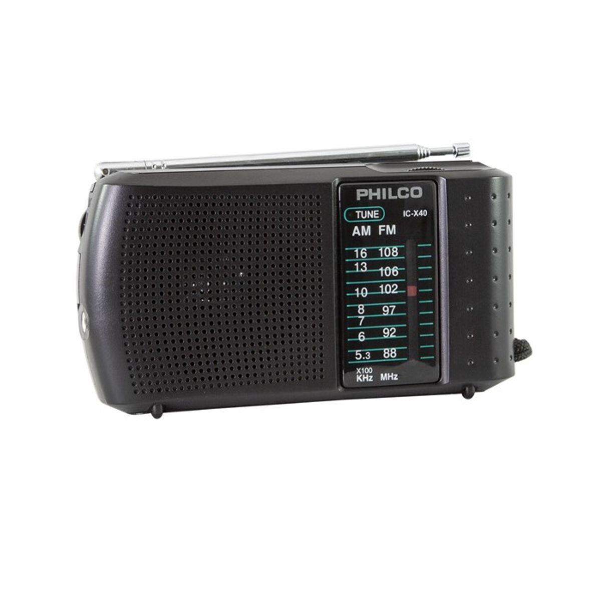 PHILCO - Radio a Pilas Philco ICX-40 FmAm Portable de Bolsillo