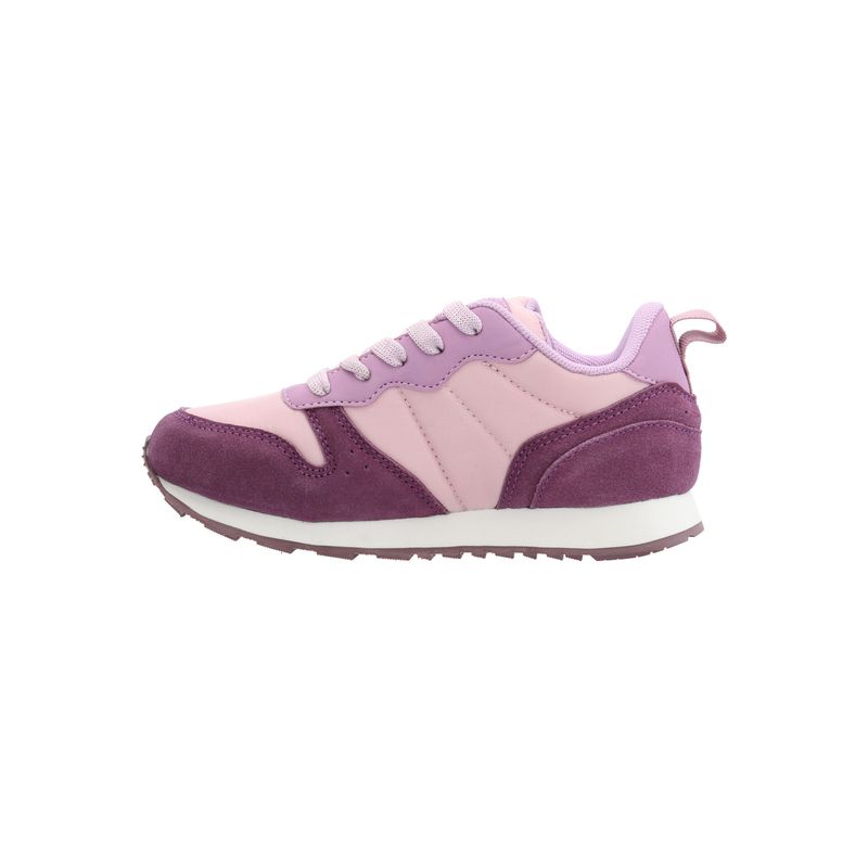 HUSH PUPPIES - Zapatilla Cuero Janet-K Niña Rosado HUSH PUPPIES