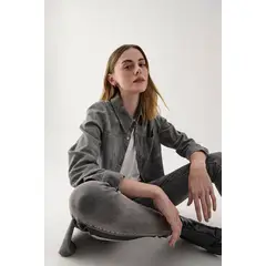 ASH - Chaqueta Lisa Gris