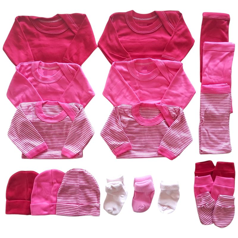 GENERICO - Pack 18 Piezas Ajuar Bebé 0a3 Meses