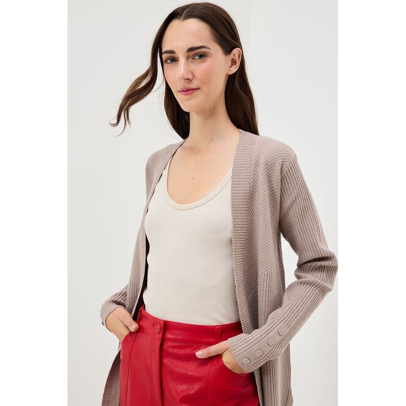 IO - Cardigan Avellana Mujer Io
