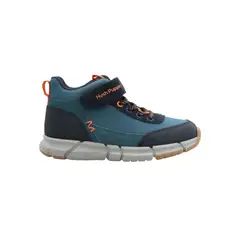 HUSH PUPPIES - Botin Cuero Dudley Niño Azul HUSH PUPPIES.