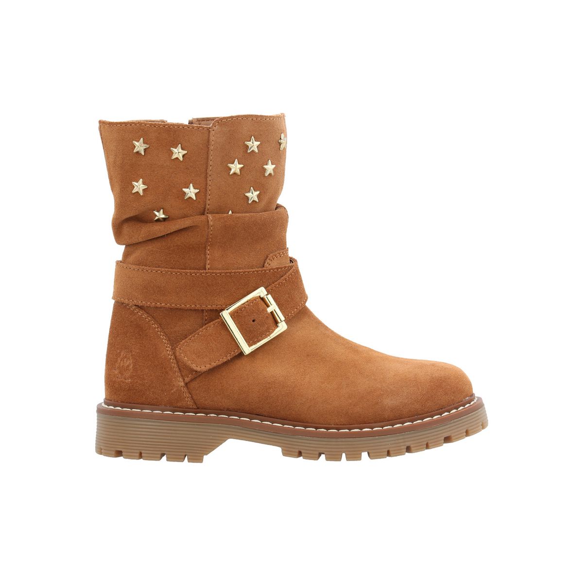 HUSH PUPPIES - Bota Cuero Regatta Niña Café HUSH PUPPIES