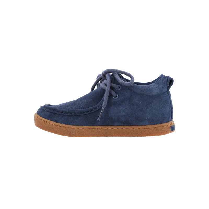 HUSH PUPPIES - Botin Cuero Winnie Niño Azul HUSH PUPPIES