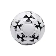 OEM - Balon de fútbol cosido a máquina blanco