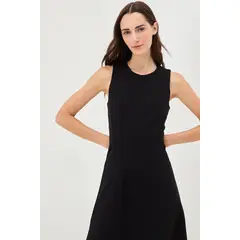 IO - Vestido Corto Negro Mujer