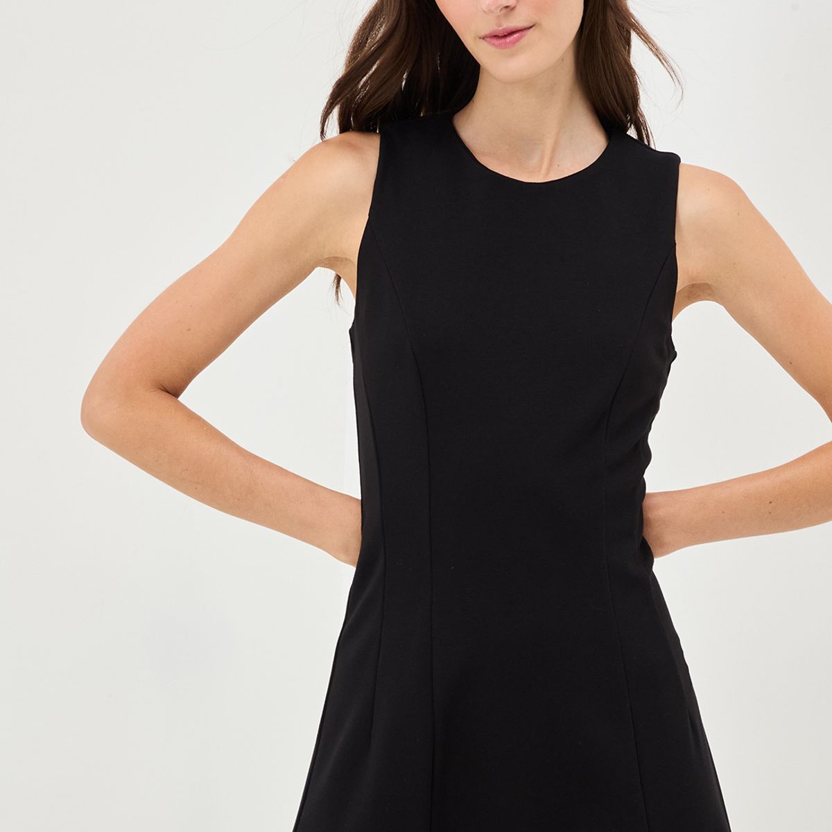 IO - Vestido Corto Negro Mujer Io