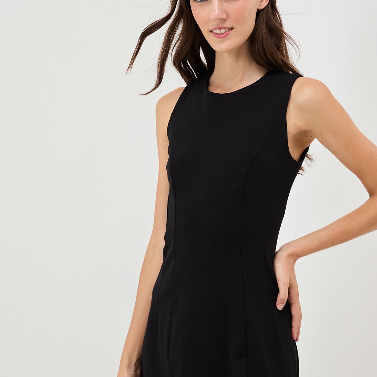 IO - Vestido Corto Negro Mujer Io