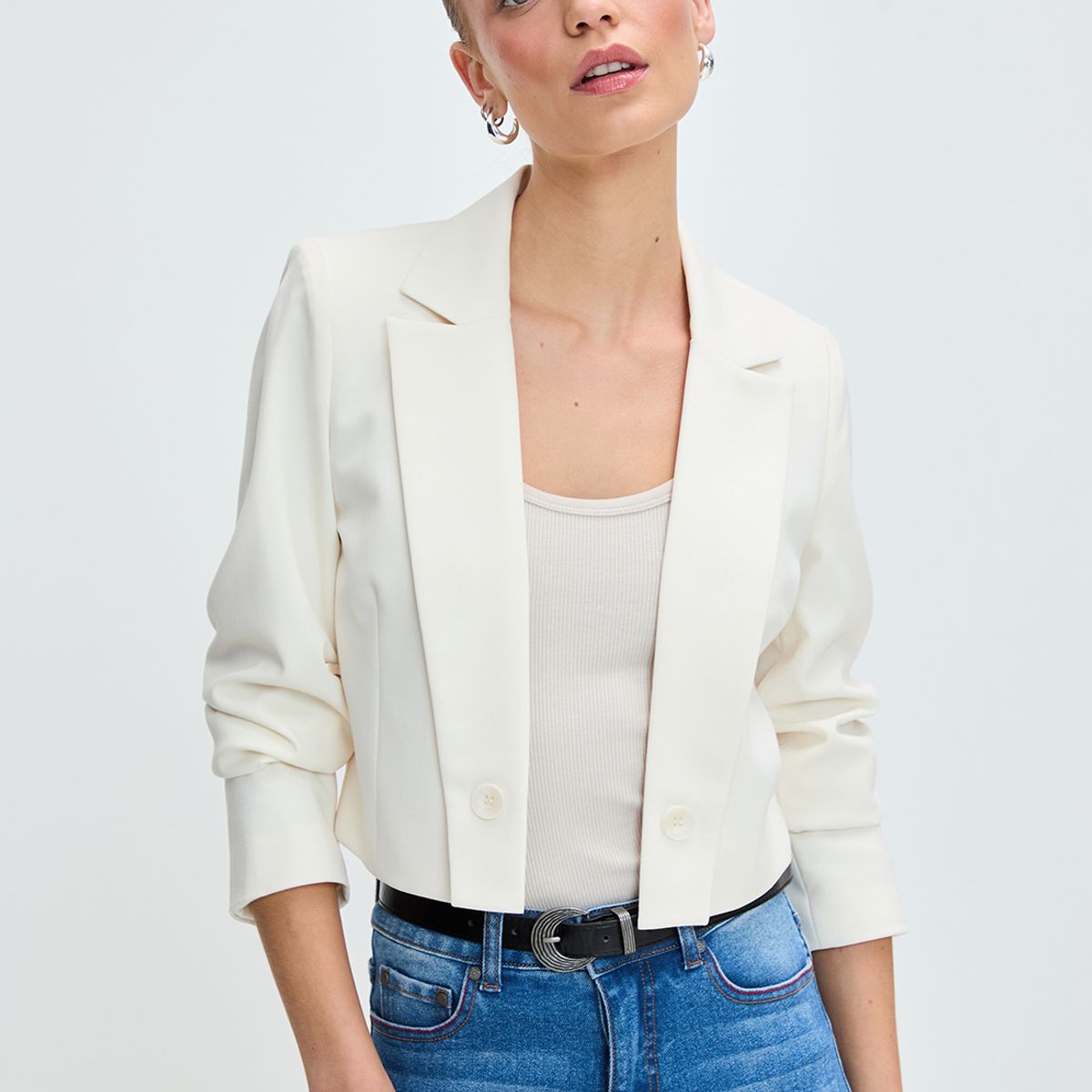 IO - Blazer Crudo Mujer Io