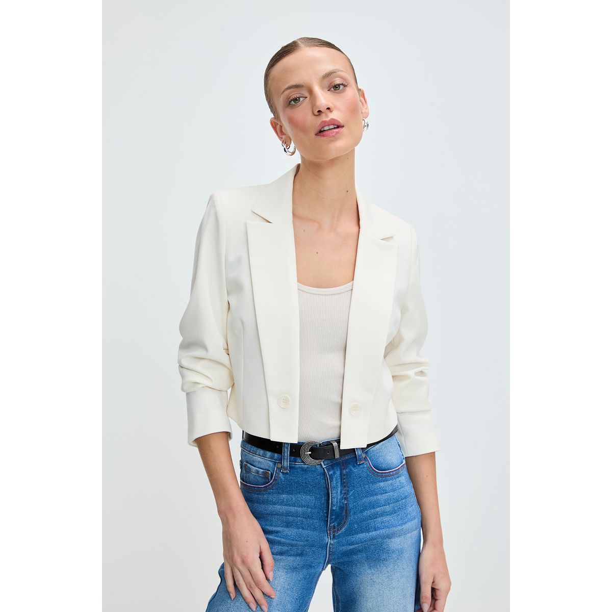 IO - Blazer Crudo Mujer Io