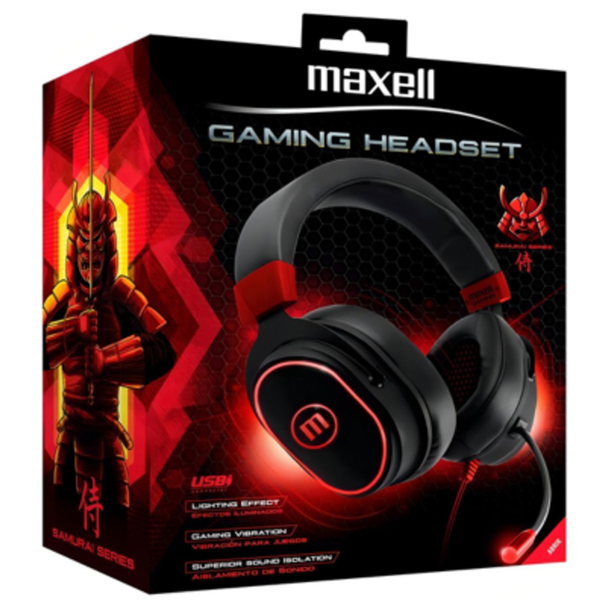 GENERICO - Maxell Audifo Gaming Vibration Cmicrof