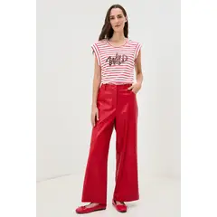 IO - Pantalon Rojo Mujer