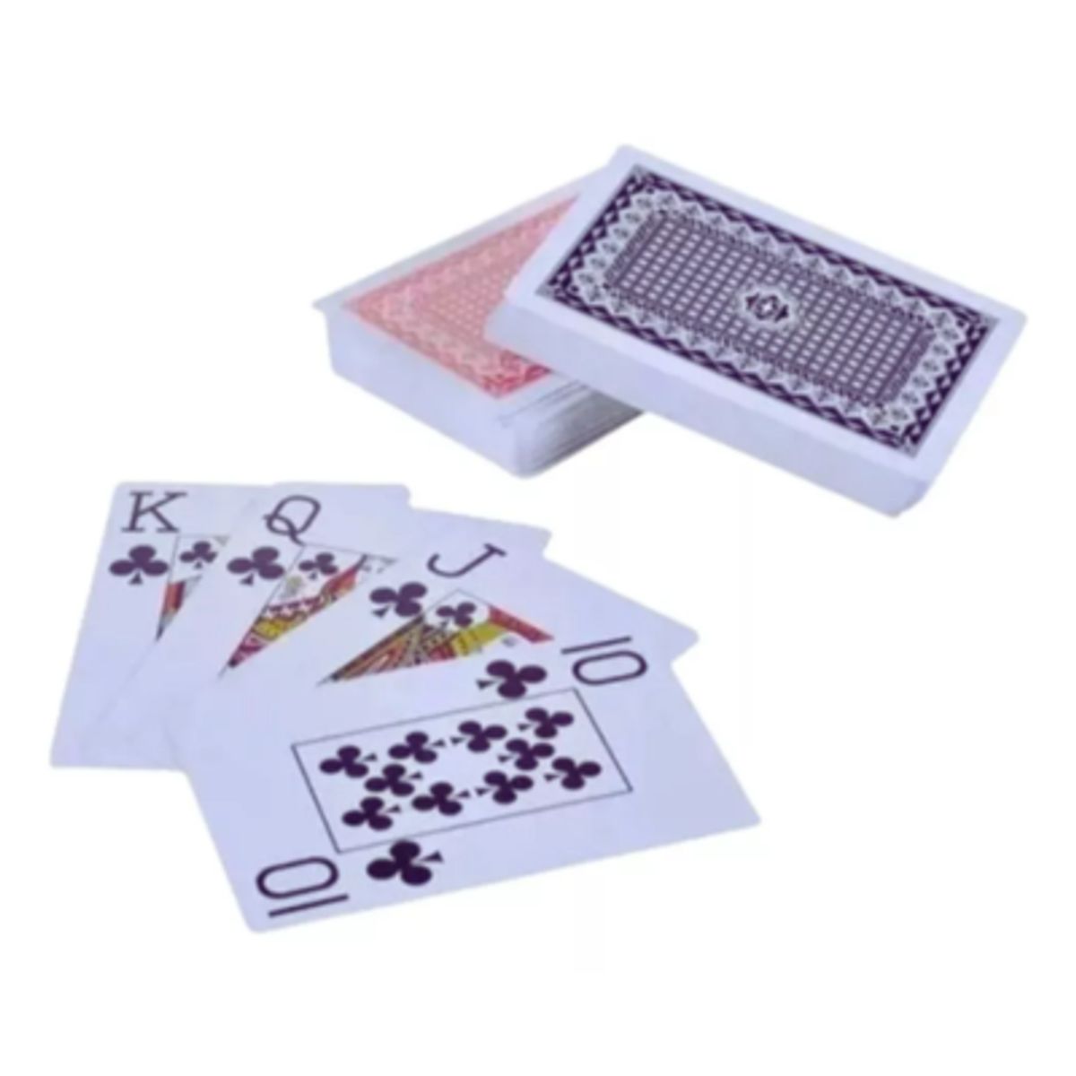 GENERICO - Cartas Naipe Inglés 12 Mazos - Royalty