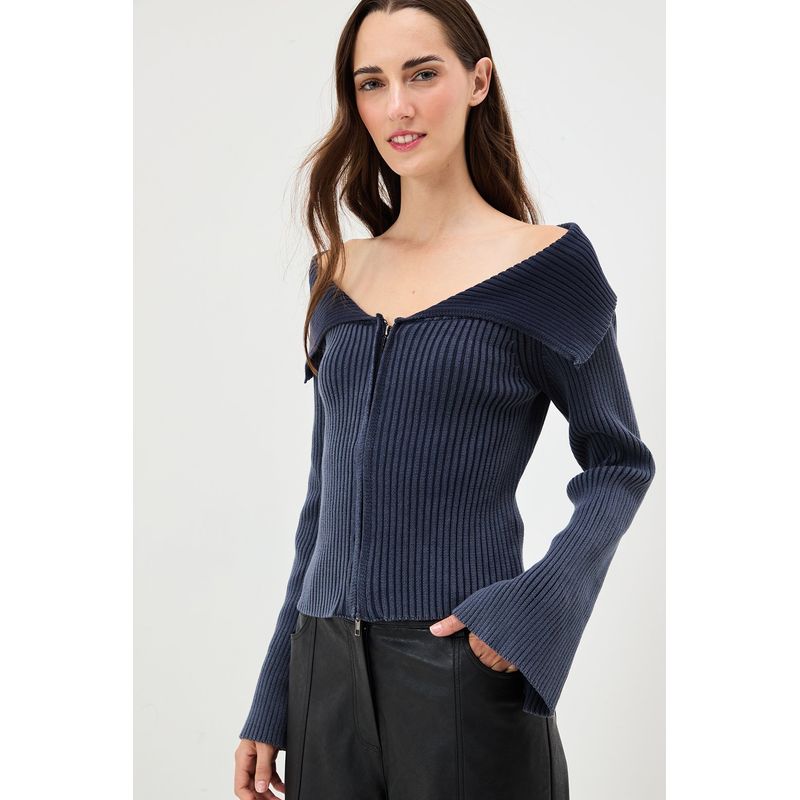 IO - Cardigan Gris Marengo Mujer Io