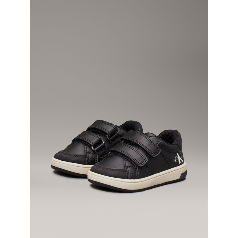 CALVIN KLEIN - Zapatillas Niño Low Cut Velcro Negro Calvin Klein