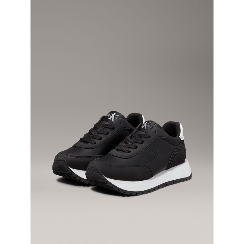 CALVIN KLEIN - Zapatillas Niña Low Cut Lace-Up Negro Calvin Klein