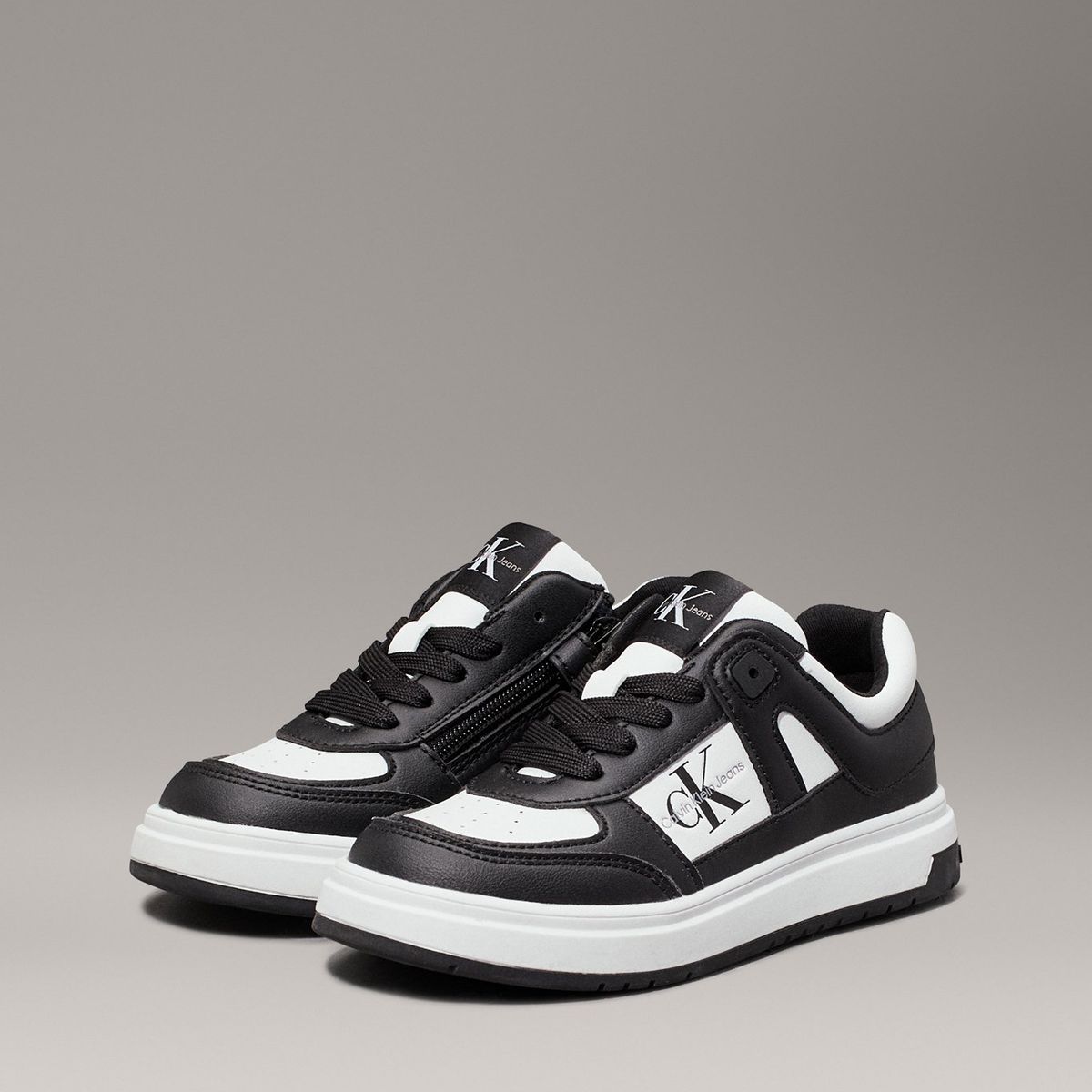 CALVIN KLEIN - Zapatillas Niño Low Cut Lace-Up Negro Calvin Klein