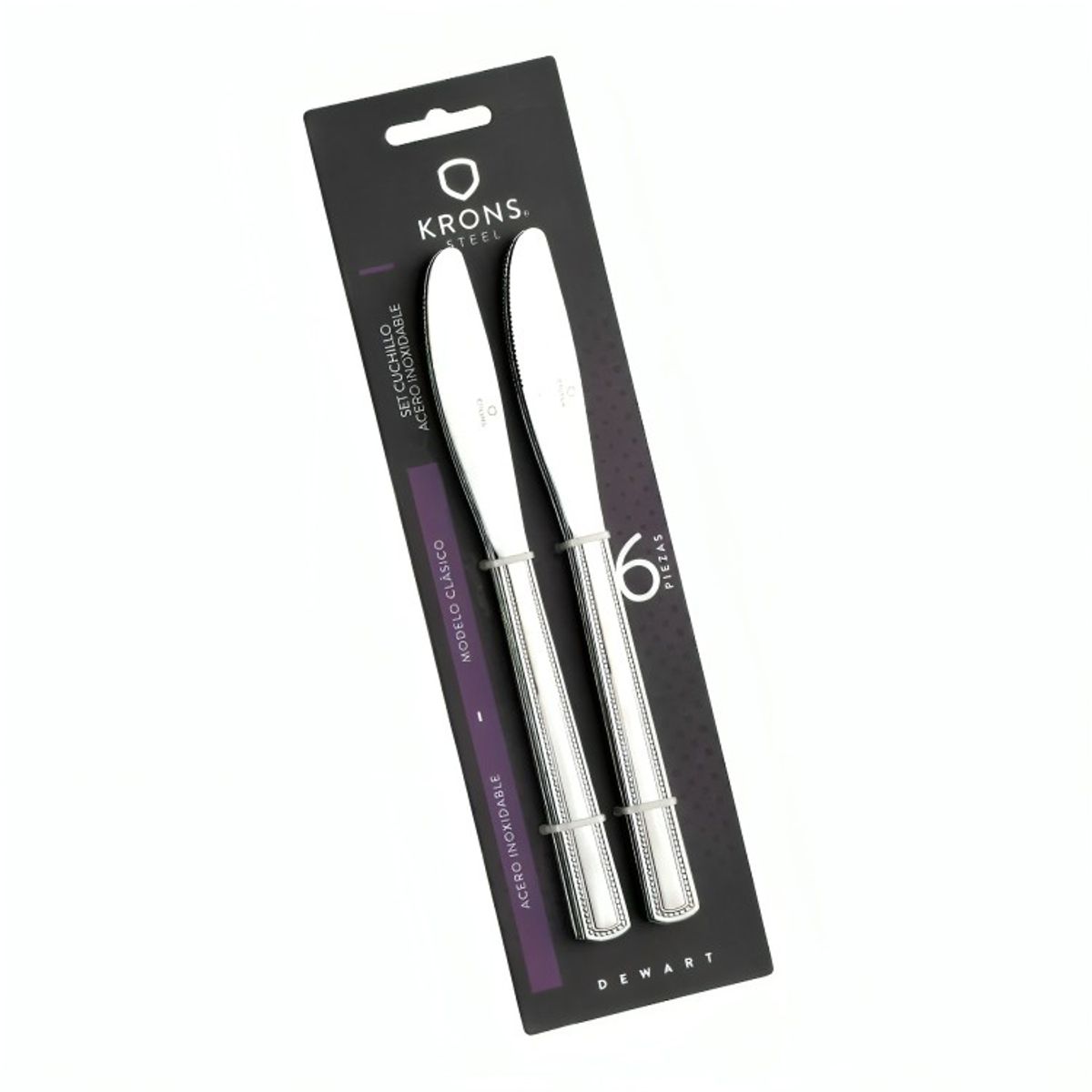 KRONS - Blister de 6 Cuchillos Newcastle