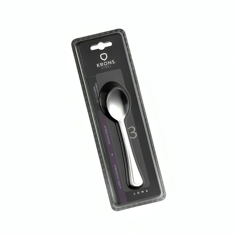 KRONS - Blister De 3 Cucharas De Té Lincoln