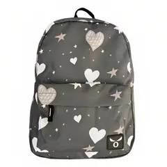 MOOSE - MOCHILA KIDS HEARTS MOOSE - Gris