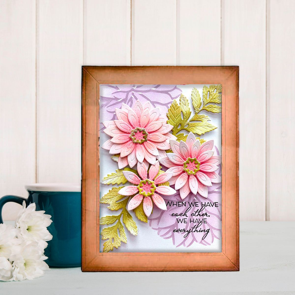 GENERICO - Troquel Corte Scrapbooking Flores Metal Tarjeta Manualidades