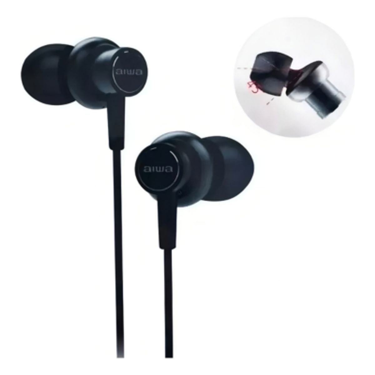 AIWA - Audífonos Stereo Aiwa I-50 Color Negro