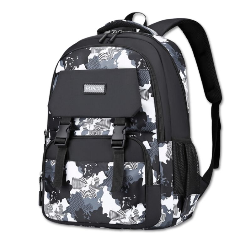 UTILISIMO - Mochila Escolar Juvenil Universitaria 47cm Black Gray