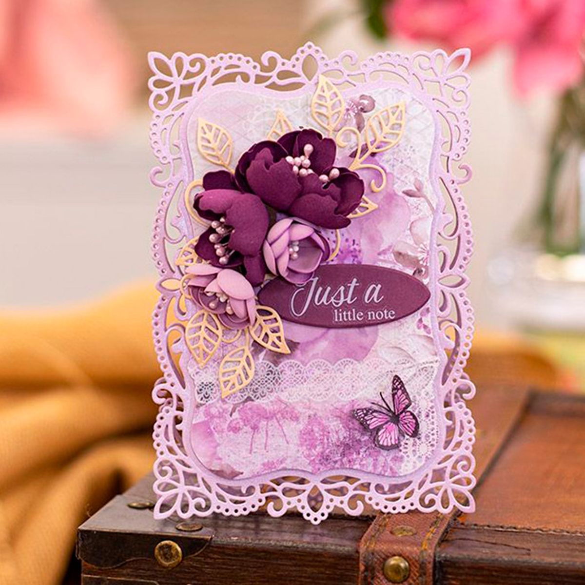 GENERICO - Troquel De Corte Metalico Plantilla Tres Mariposas