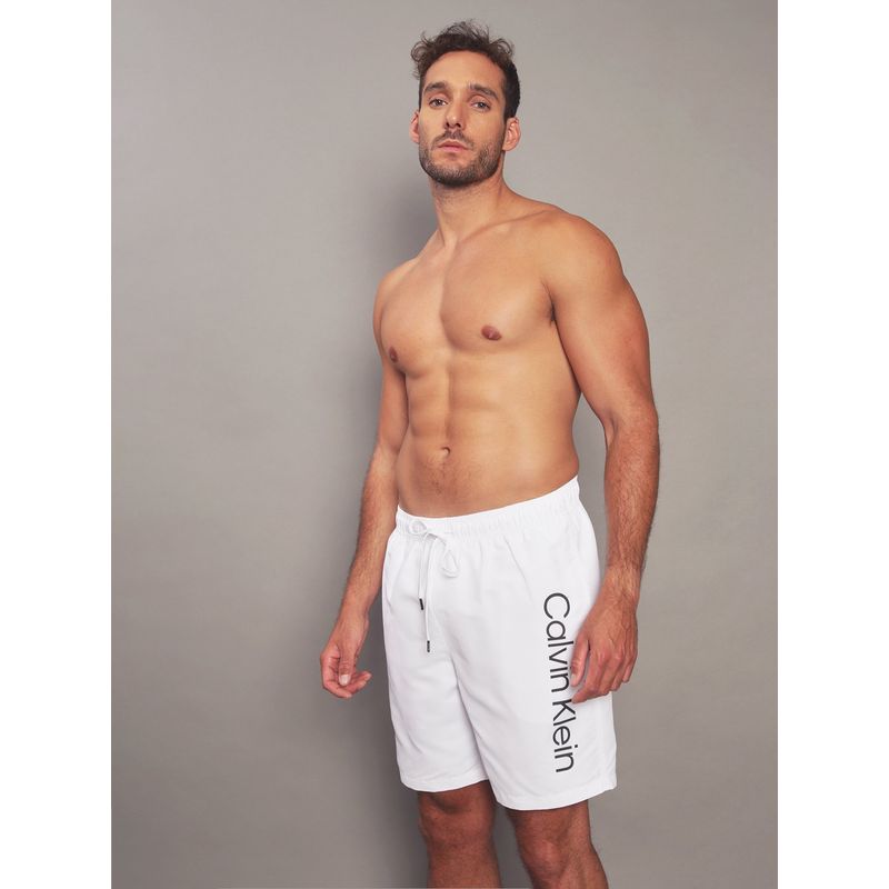 CALVIN KLEIN - Traje de Baño Core Solids Blanco Calvin Klein